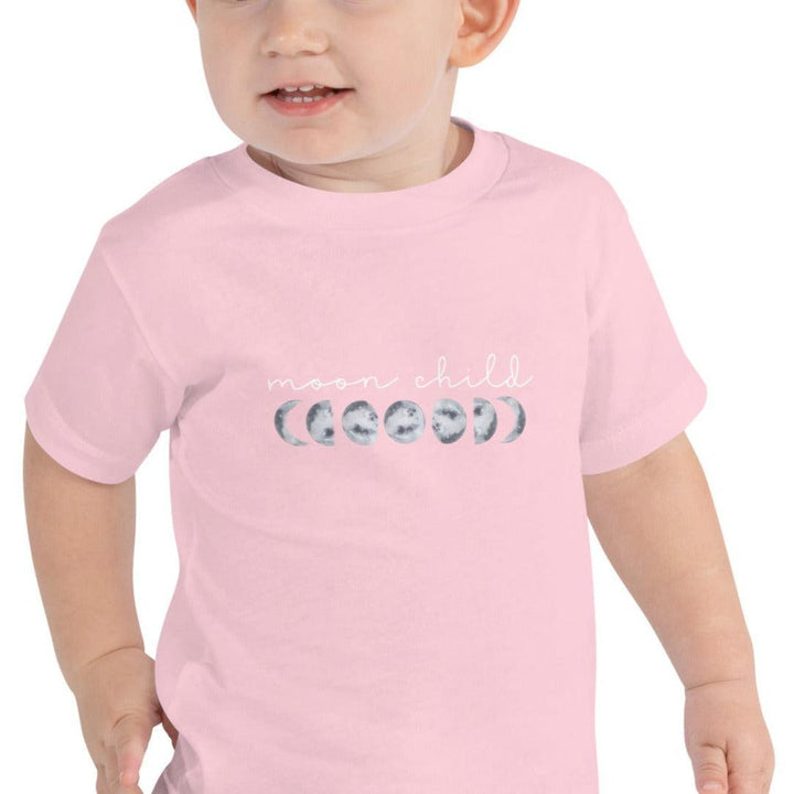 Moon Child Toddler Short Sleeve Tee Shirt Salt and Sparkle