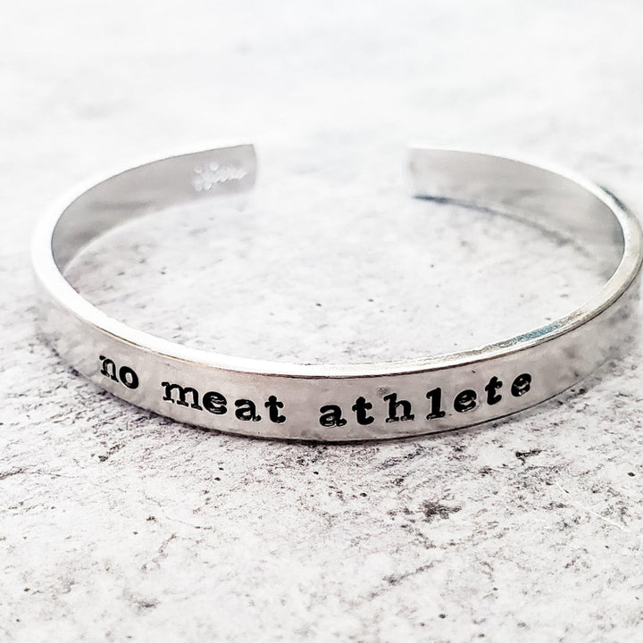 NO MEAT ATHLETE Stacking Cuff Bracelet Salt and Sparkle