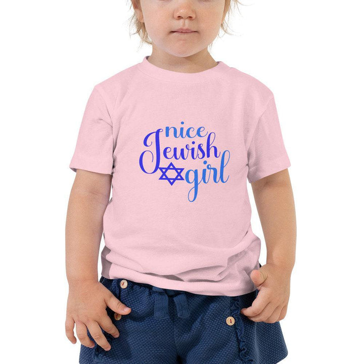 Nice Jewish Girl Toddler Short Sleeve Tee Salt and Sparkle