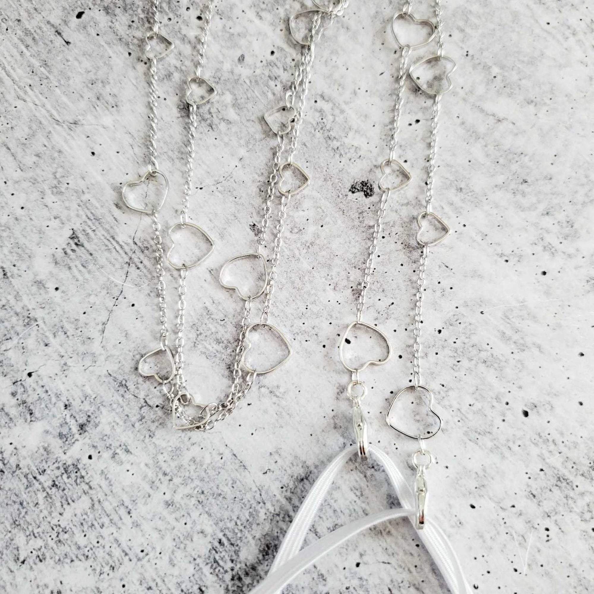 Open Hearts Glasses Chain Salt and Sparkle