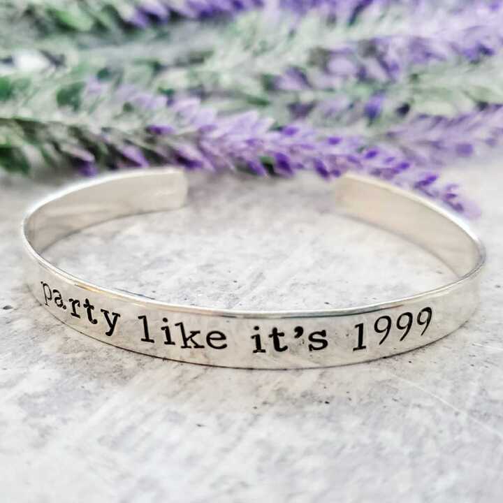 PARTY LIKE IT'S 1999 Stacking Cuff Bracelet Salt and Sparkle