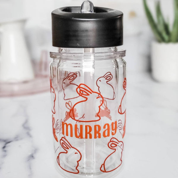 Personalized Bunny Sippy Cup Salt and Sparkle