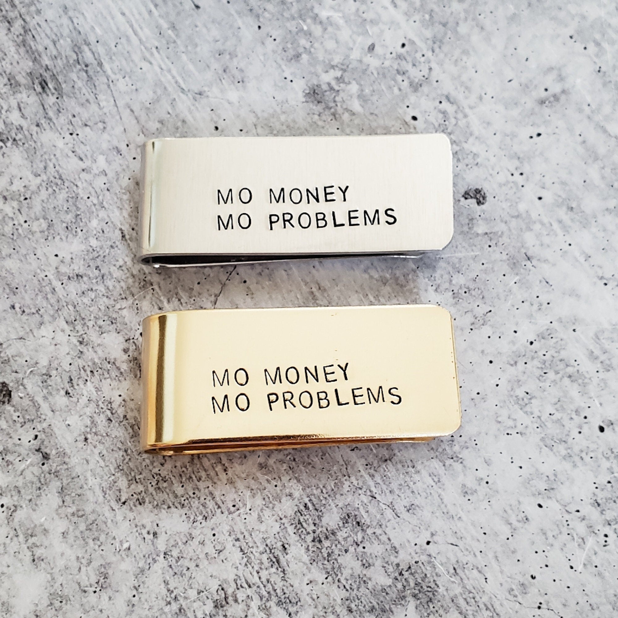 Personalized Money Clip for Him Salt and Sparkle