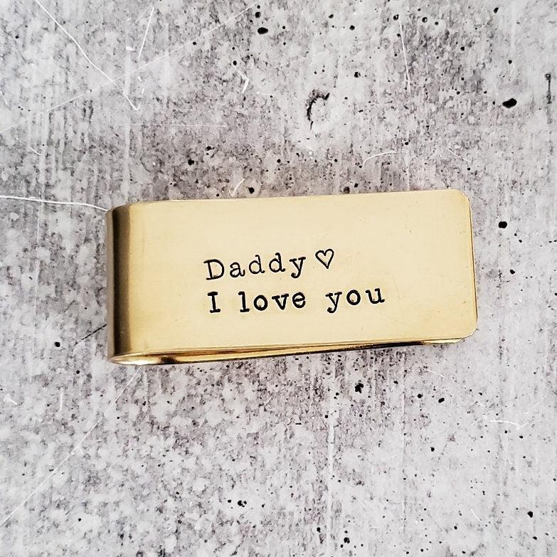 Personalized Money Clip for Him Salt and Sparkle