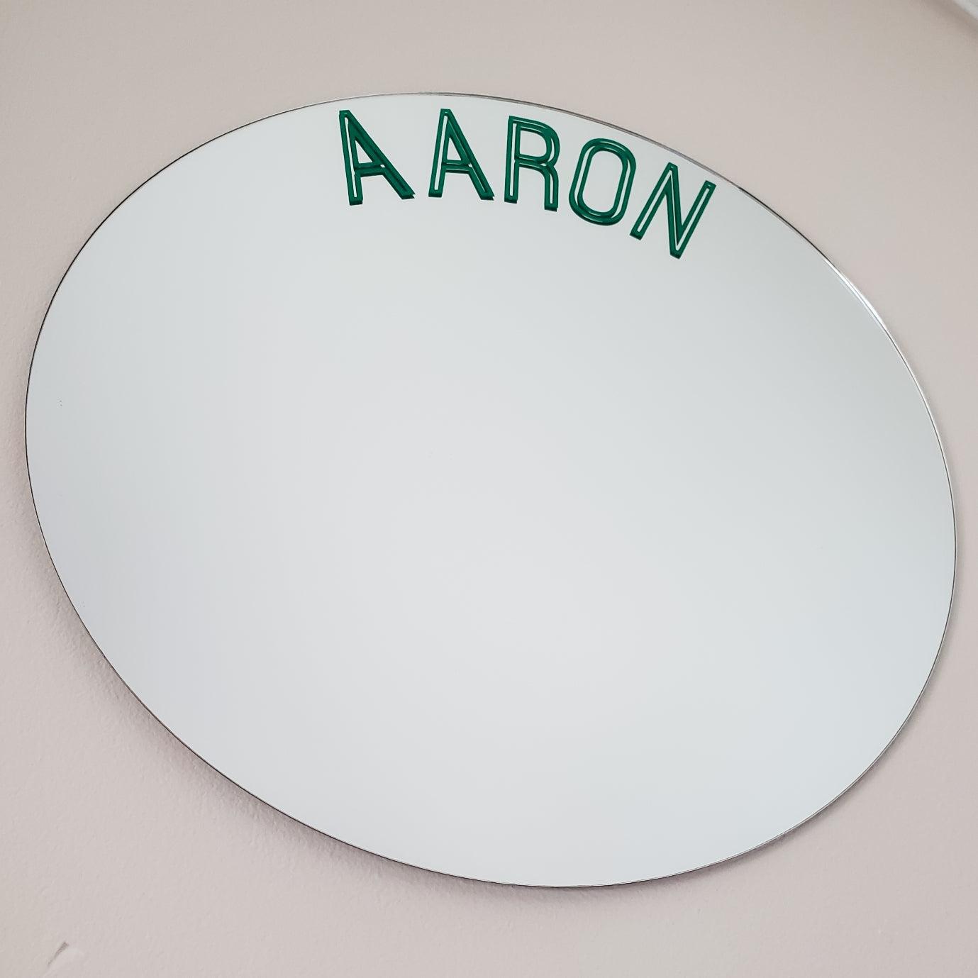 Personalized Safety Mirror for Kids Salt and Sparkle