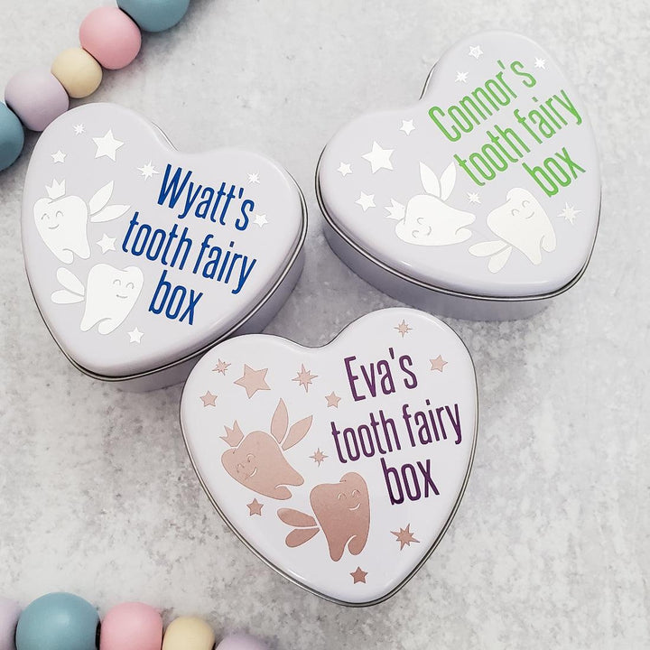 Personalized Tooth Fairy Box Salt and Sparkle