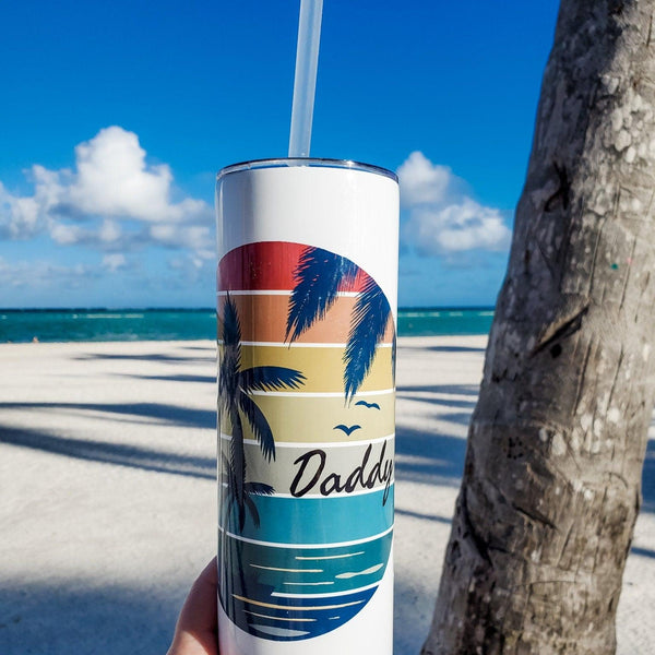 Personalized Vacation Tall Tumbler Salt and Sparkle