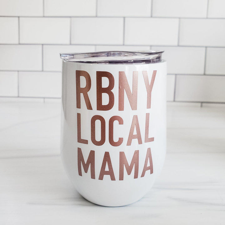 RBNY Local Mama Insulated Outdoor Wine Tumbler Salt and Sparkle