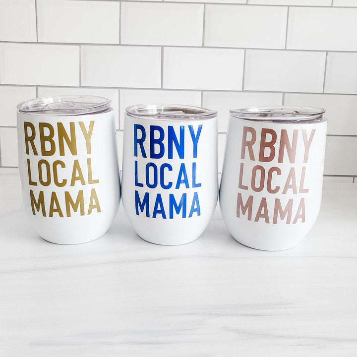 RBNY Local Mama Insulated Outdoor Wine Tumbler Salt and Sparkle