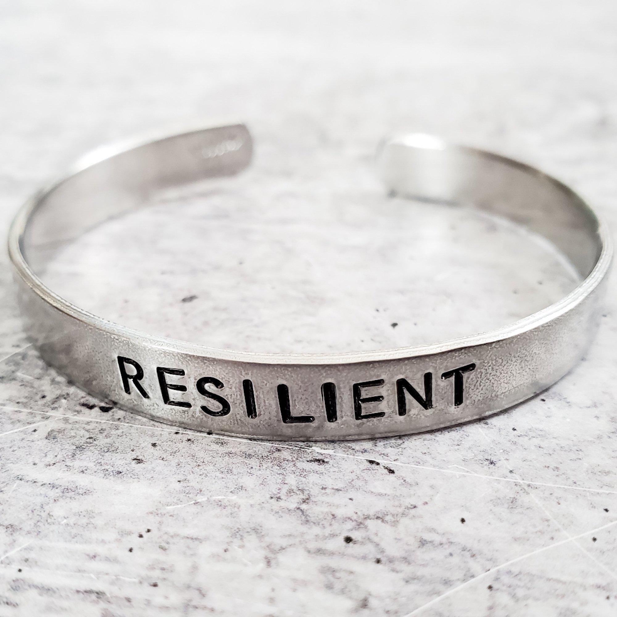 RESILIENT Stacking Cuff Bracelet Salt and Sparkle