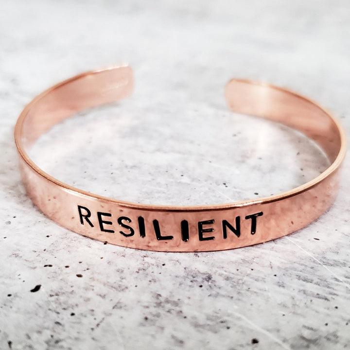 RESILIENT Stacking Cuff Bracelet Salt and Sparkle