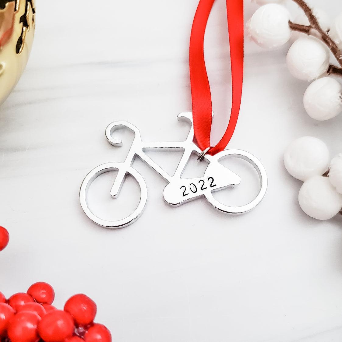RIDE OR DIE Bicycle Ornament Secret Bottle Opener Salt and Sparkle