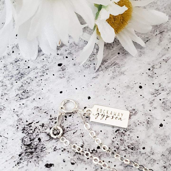 Rainbow Baby Initial Necklace Salt and Sparkle