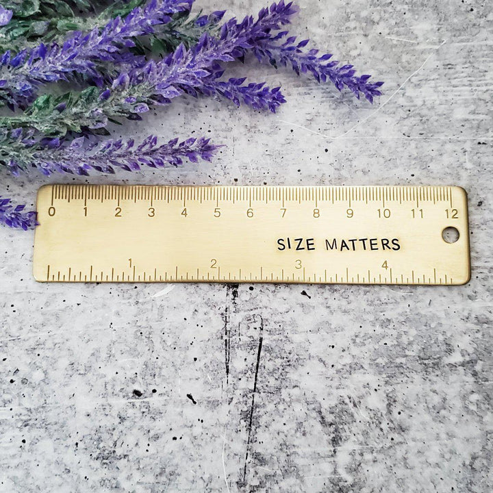 Size Matters Ruler Salt and Sparkle