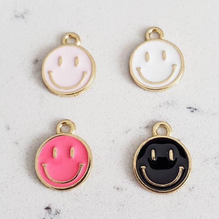 Smiley Face Necklace Salt and Sparkle