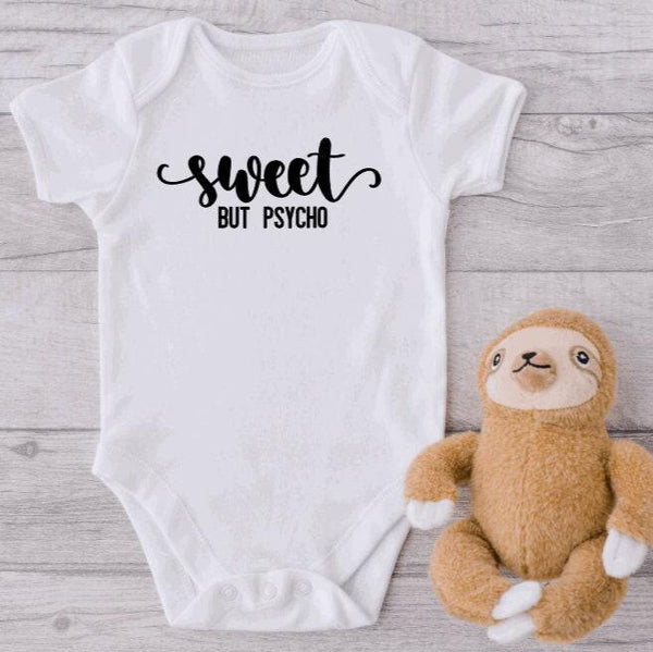 Sweet But Psycho Baby Bodysuit or Tee Shirt Salt and Sparkle