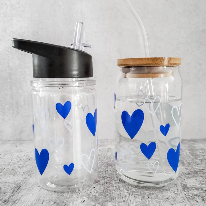 Valentine Heart Sippy Cup Salt and Sparkle