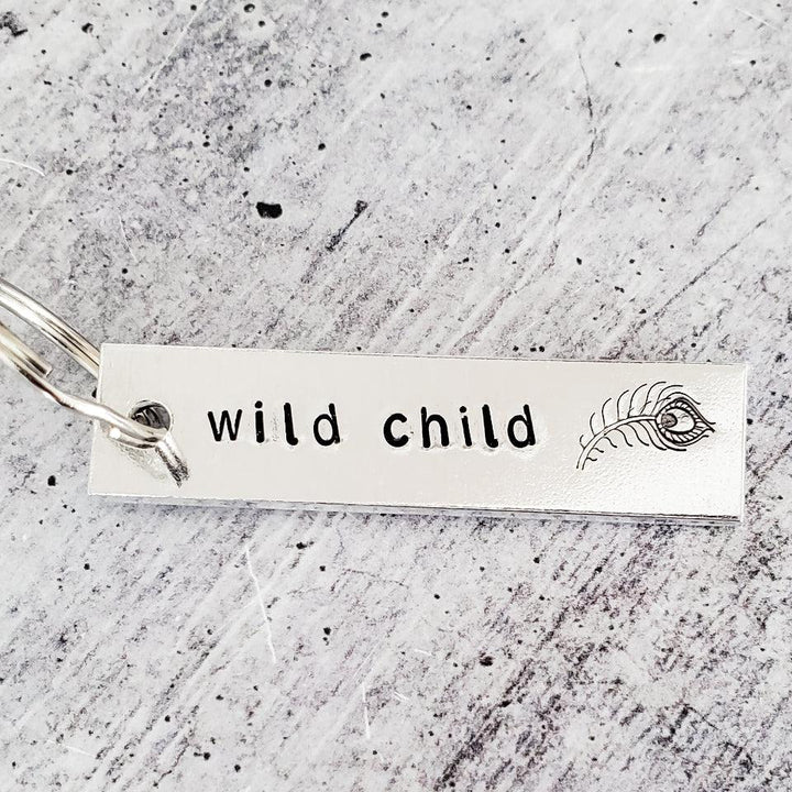 WILD CHILD Bar Keychain Salt and Sparkle