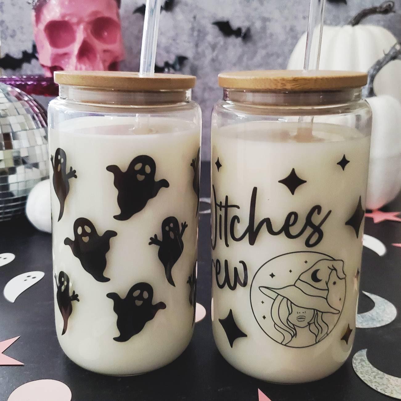 Witches Brew Iced Coffee Cup Salt and Sparkle
