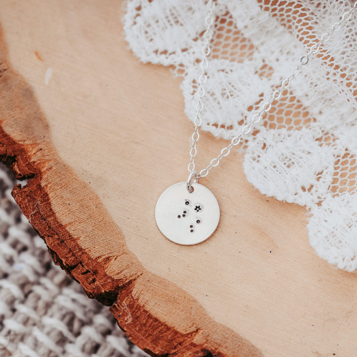 Zodiac Disc Necklace Salt and Sparkle