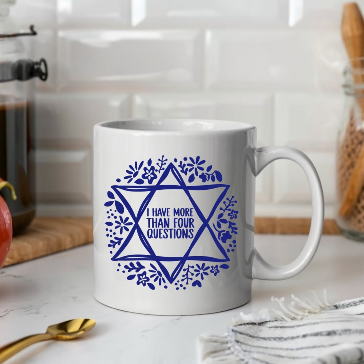 Funny Jewish Pride Home Decor Salt and Sparkle