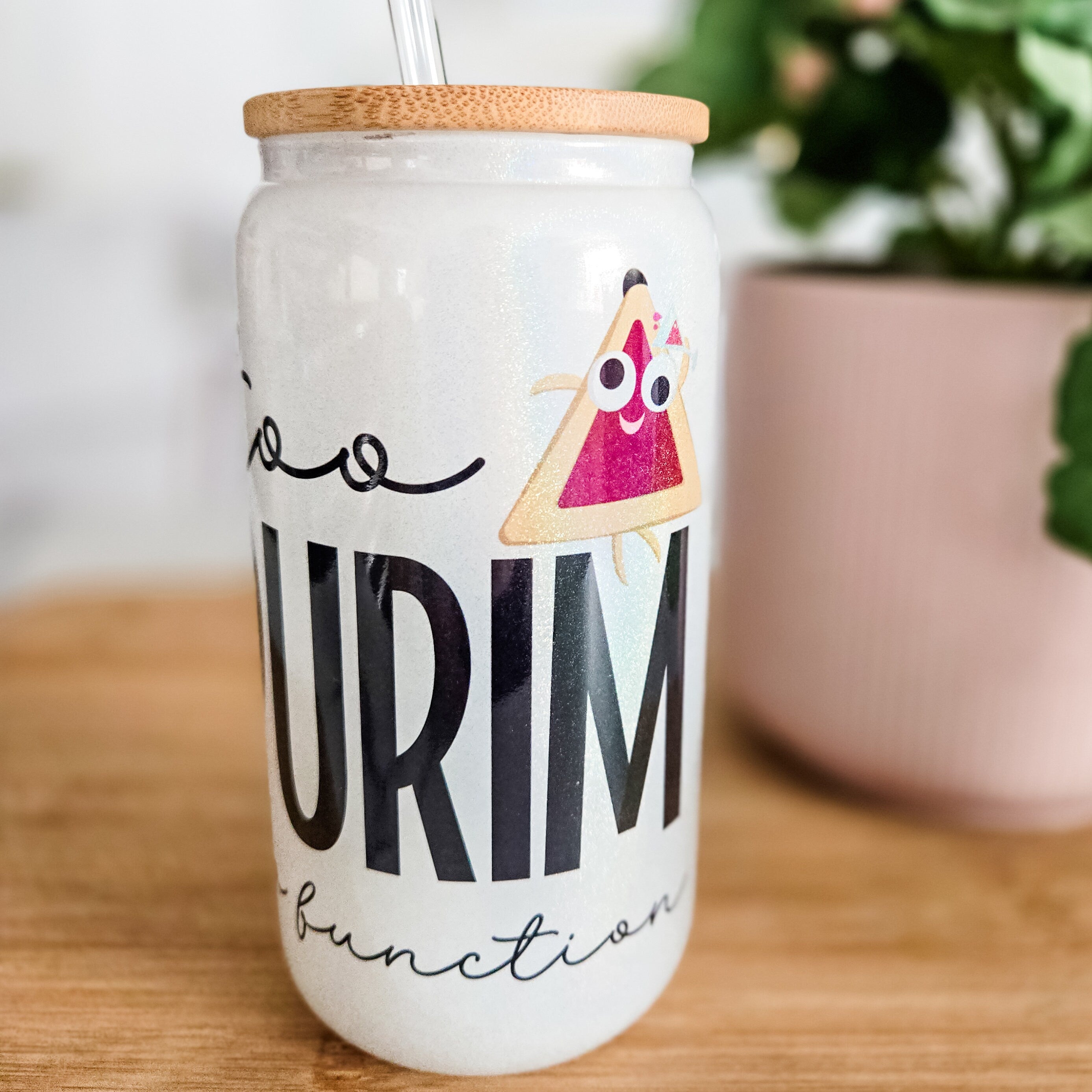 Funny Jewish Humor Wine Cup for Purim Party Salt and Sparkle